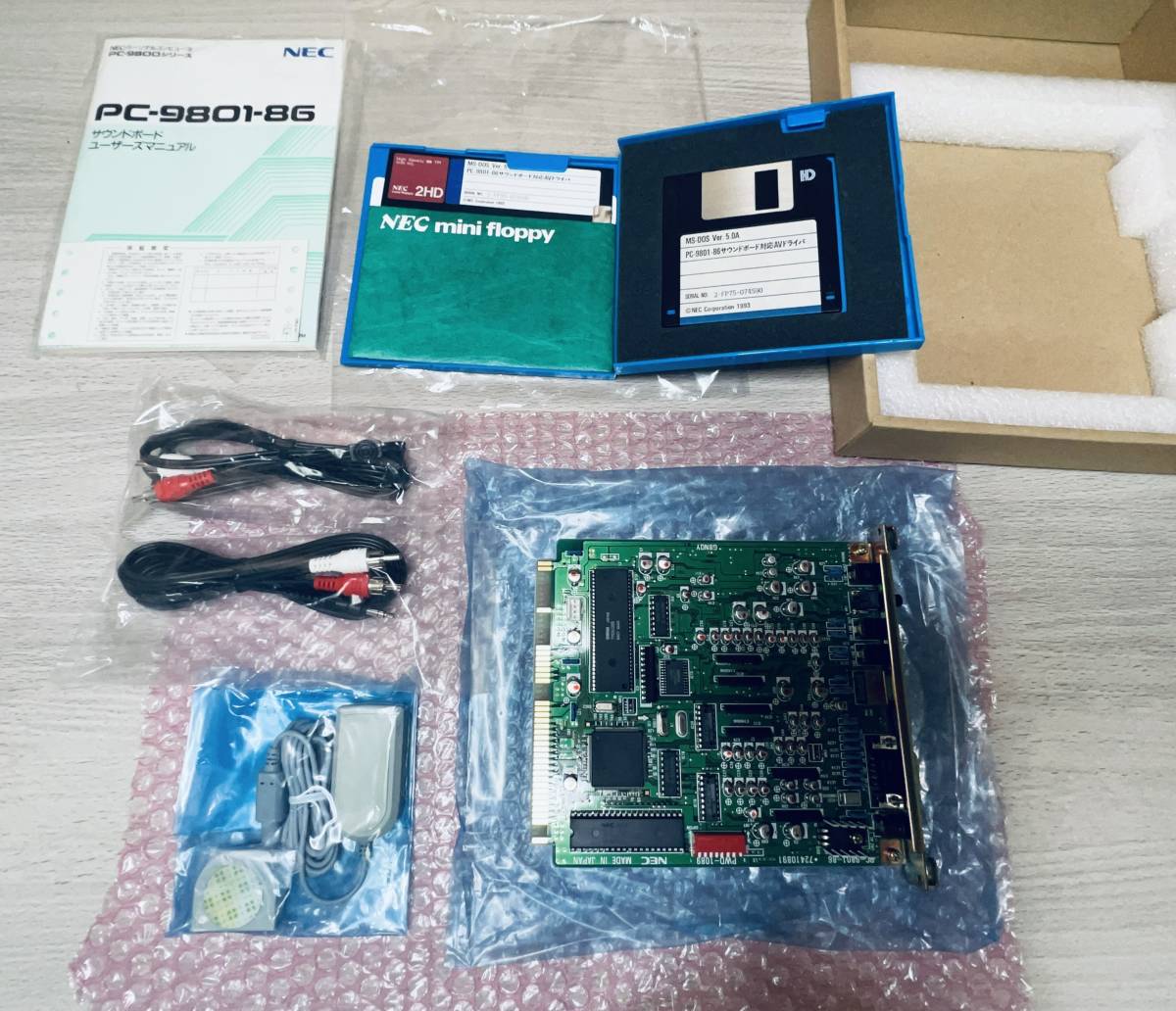 PC-9801-86 サウンドボード 送60サイズNEC G8NQY 86音源ボード NEC 