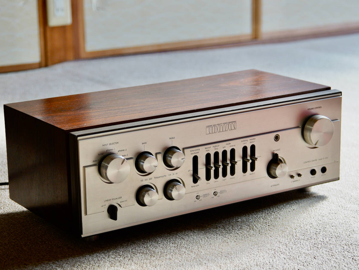LUXMAN プリアンプ C-1010 シリアルNo G6501168 C-1010 ラックスマン