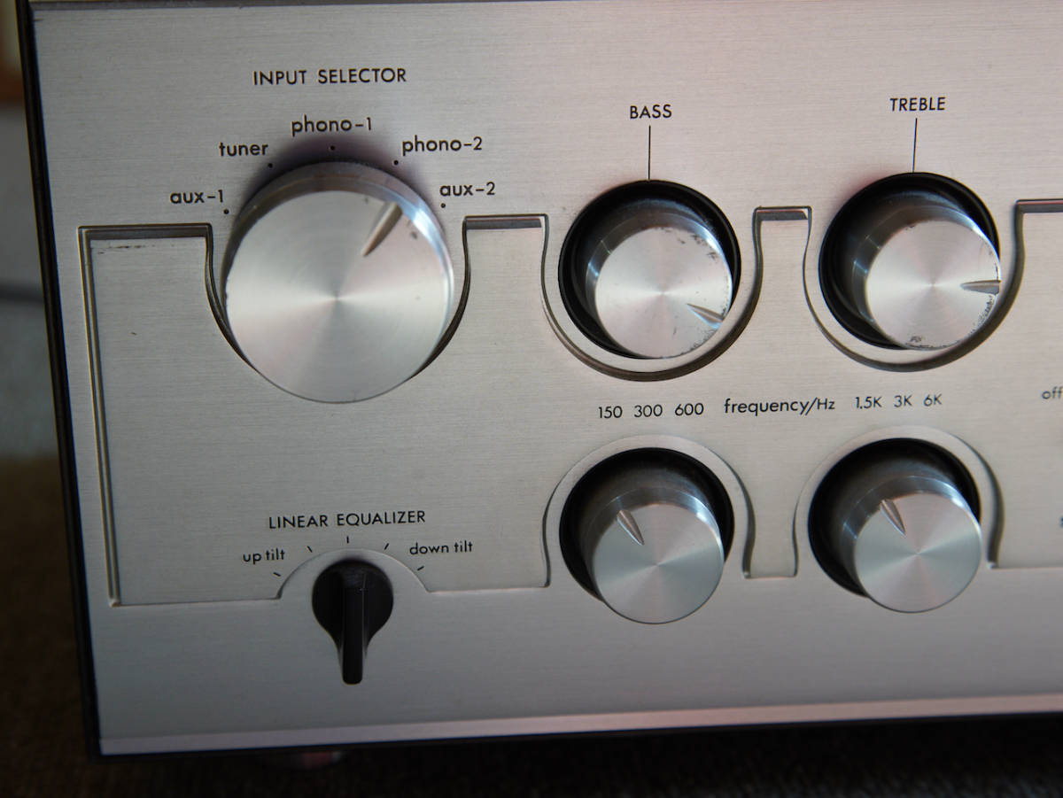 LUXMAN プリアンプ C-1010 シリアルNo G6501168 C-1010 ラックスマン