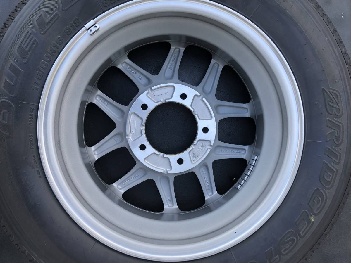 ☆ 新車 納車前 外し スズキ ジムニー JB64 純正 タイヤ ＆ アルミ 