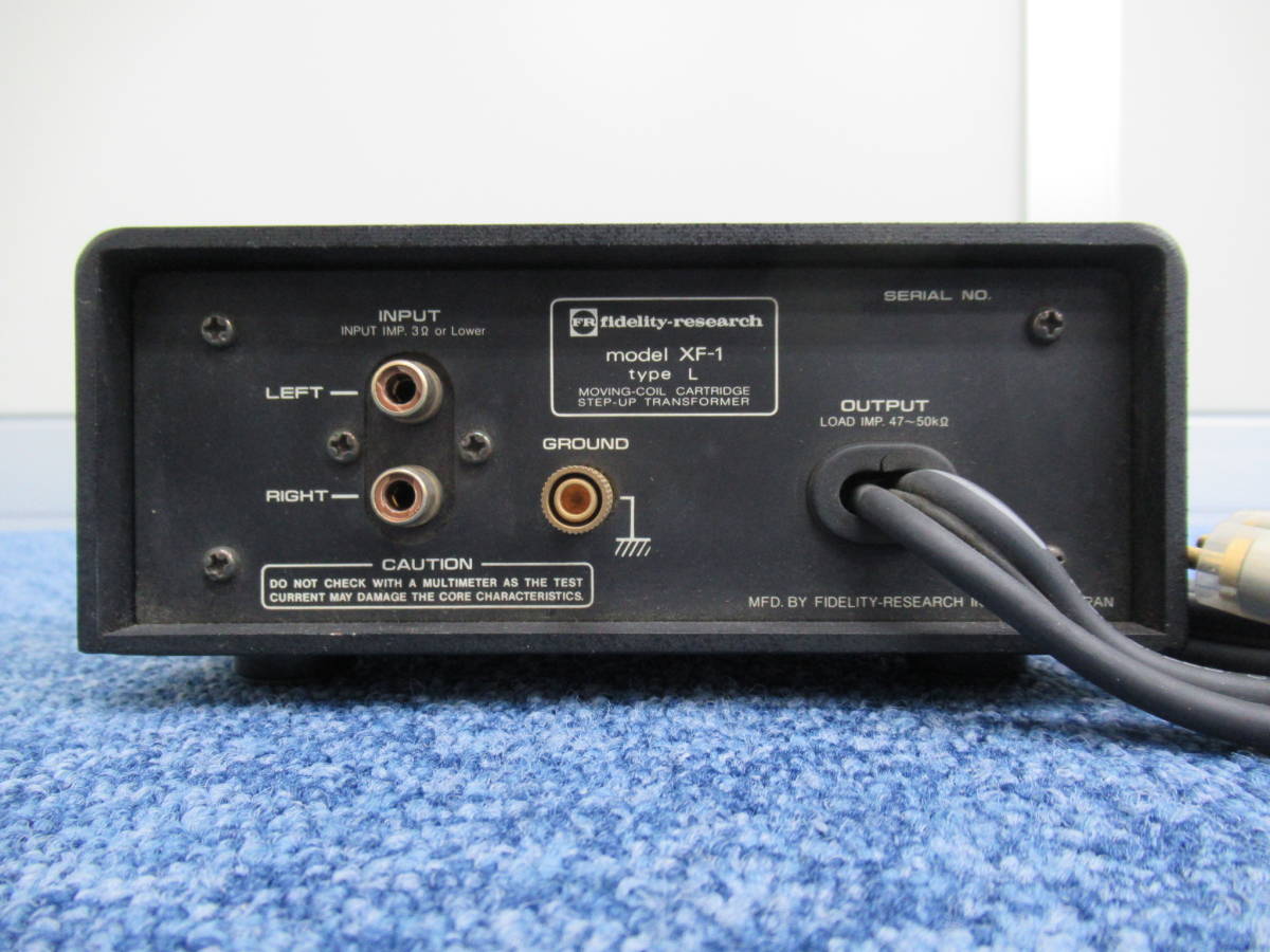 L152☆Fidelity-Research XF-1 TypeL 【良品】Fidelity-Research 昇圧