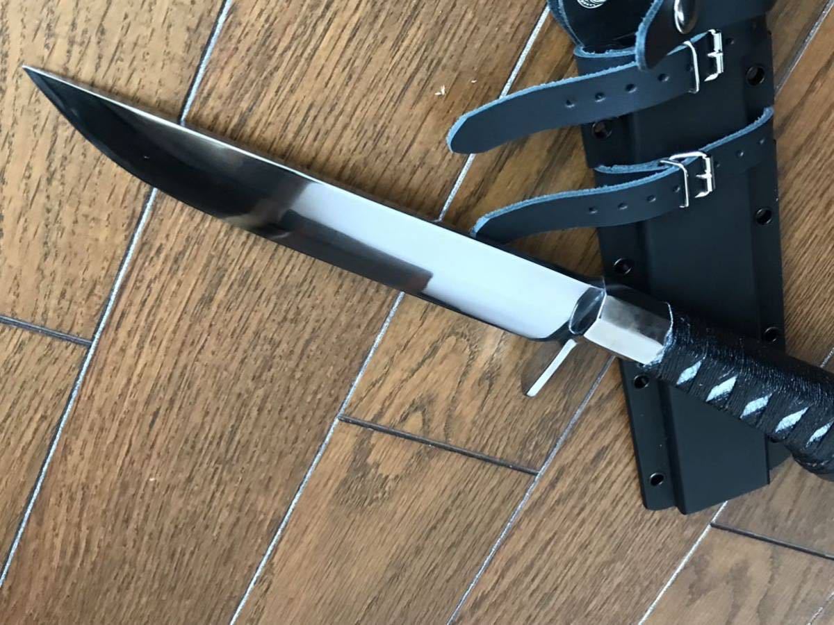 秋友義彦 狩猟剣鉈 甲伏せ 7寸 レッドオルカ(ハンティングナイフ、狩猟  