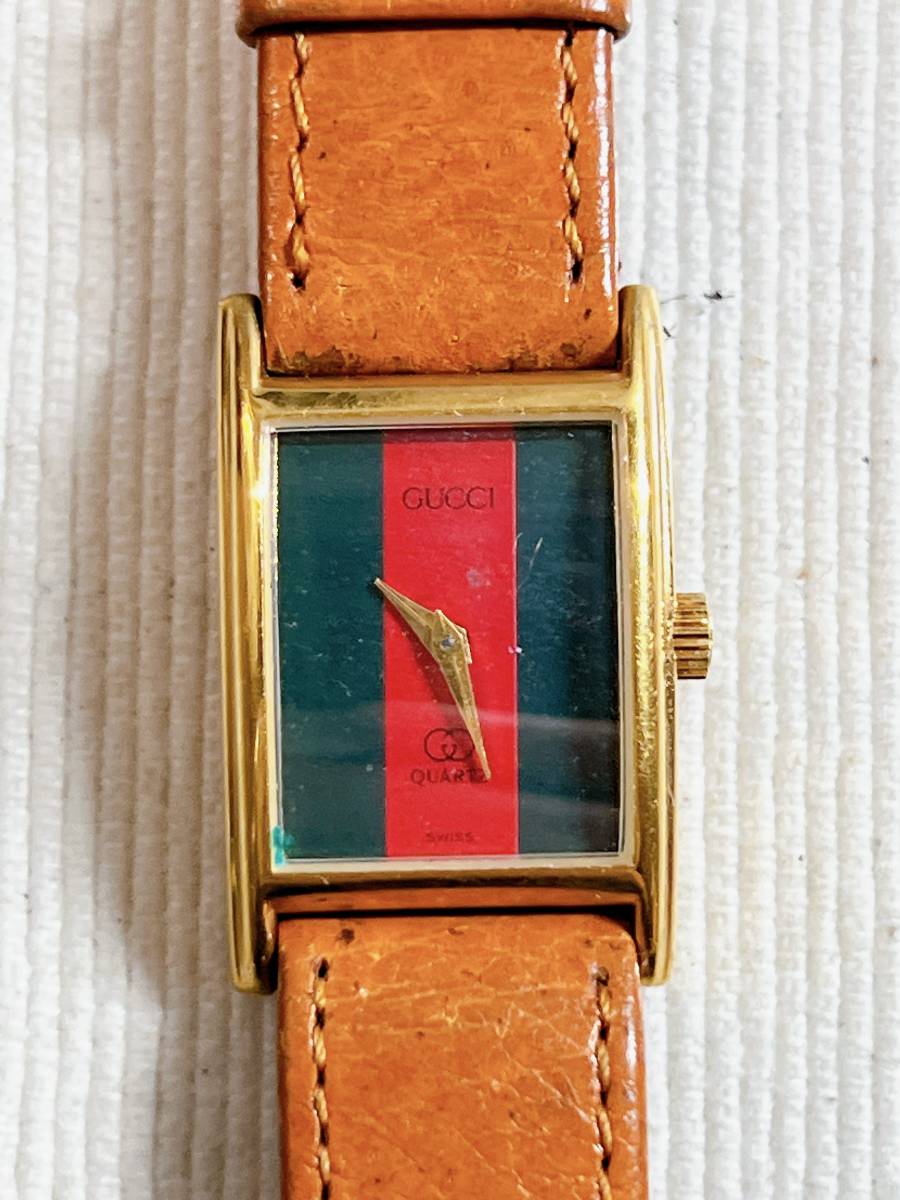 1円～ジャンク品 グッチ クォーツ gBー6 入札前に必ず自己紹介欄