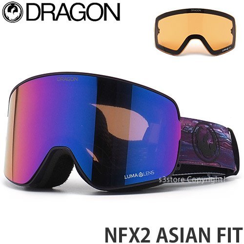 1円～ DRAGON NFX2 ASIAN FIT BENCHETLER22 LUMALENS PURPLE ION