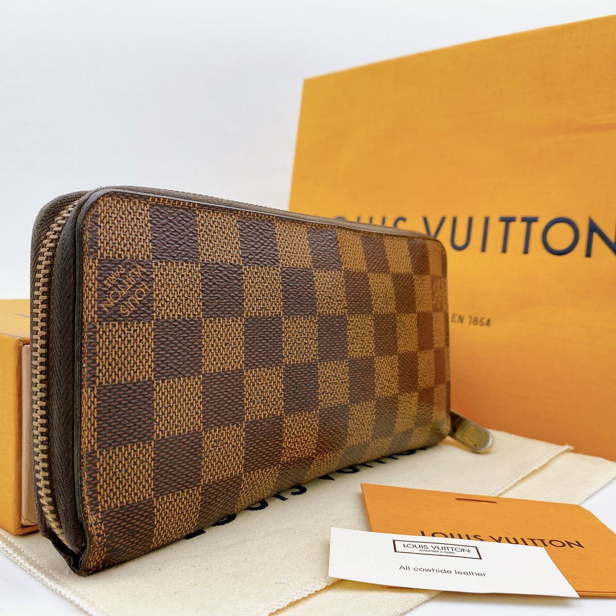 A1193 【正規品】LOUIS VUITTON ルイヴィトン ダミエ ジッピー