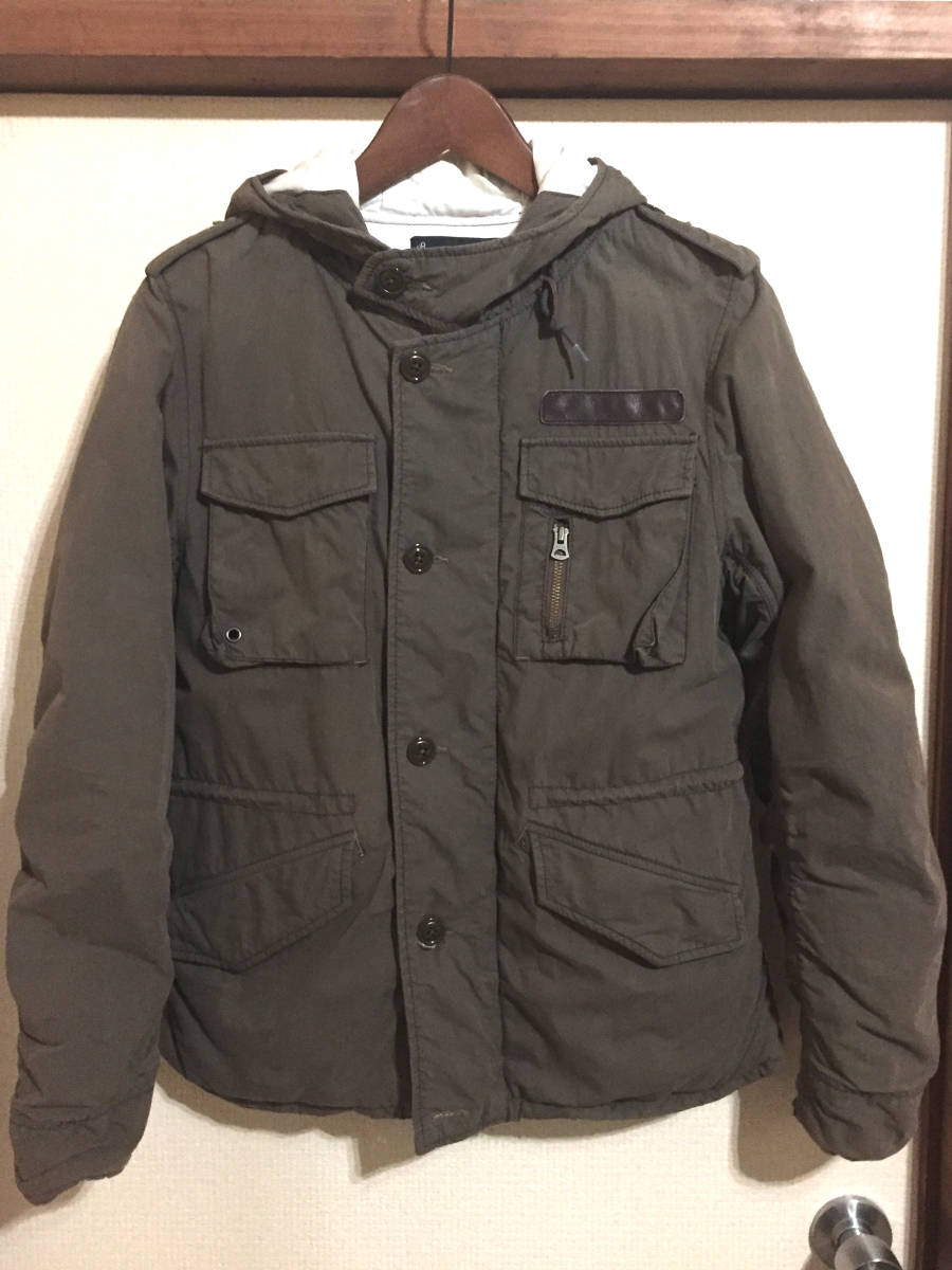 JOHNBULL ジョンブル　ミリタリー中綿ジャケット　カーキ　size-M used
