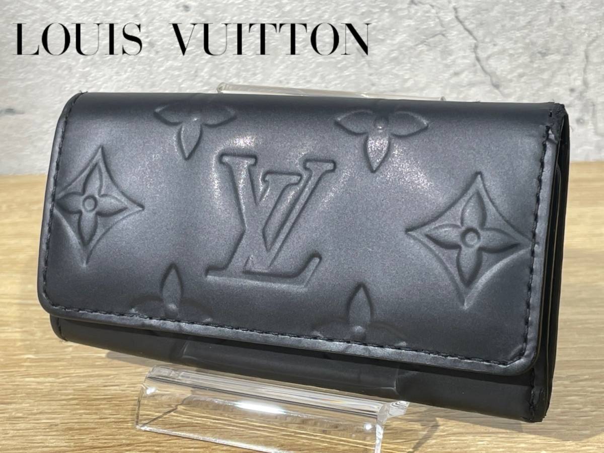 LOUIS VUITTON ルイヴィトン ヴェルニ 4連 キーケース ブラック5