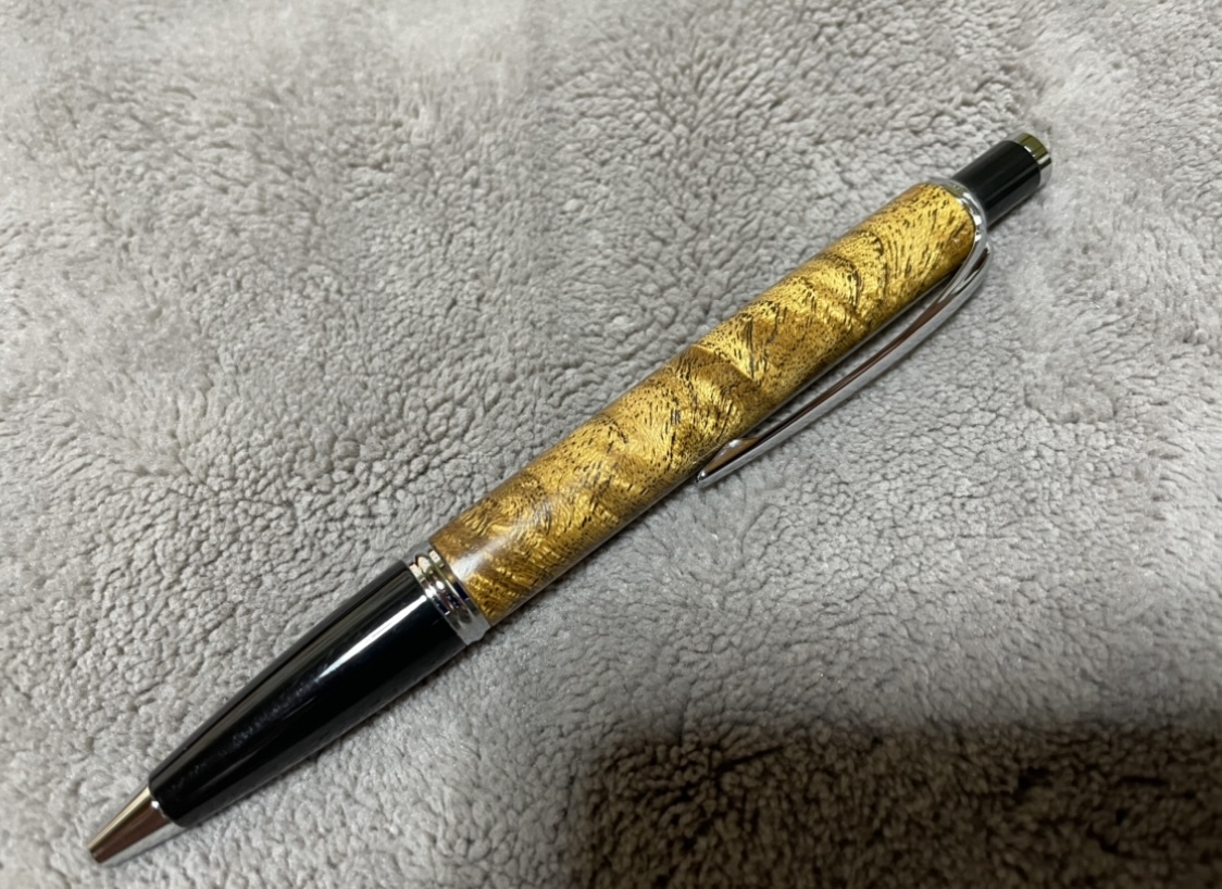 激レア タムナヴーリンニューセンチュリー 25年 1973-1998 木箱入 ○銘木 ボールペン○ 御蔵島桑 根杢 ⑤ ギラギラのギンがパンパンに