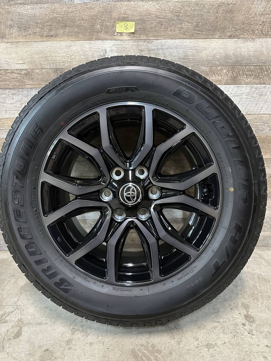 ハイラックス純正タイヤ4本 新車外し品