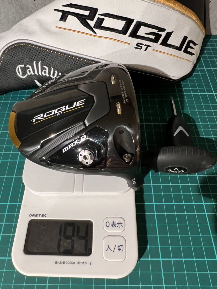 Callaway Rogue ST MAX ドライバー 10.5 ヘッドのみ キャロウェイ