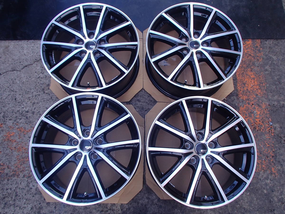 003】ホイールのみ4本 状態良好 冬用等に 17×7J+53 5H114.3 SPORT 