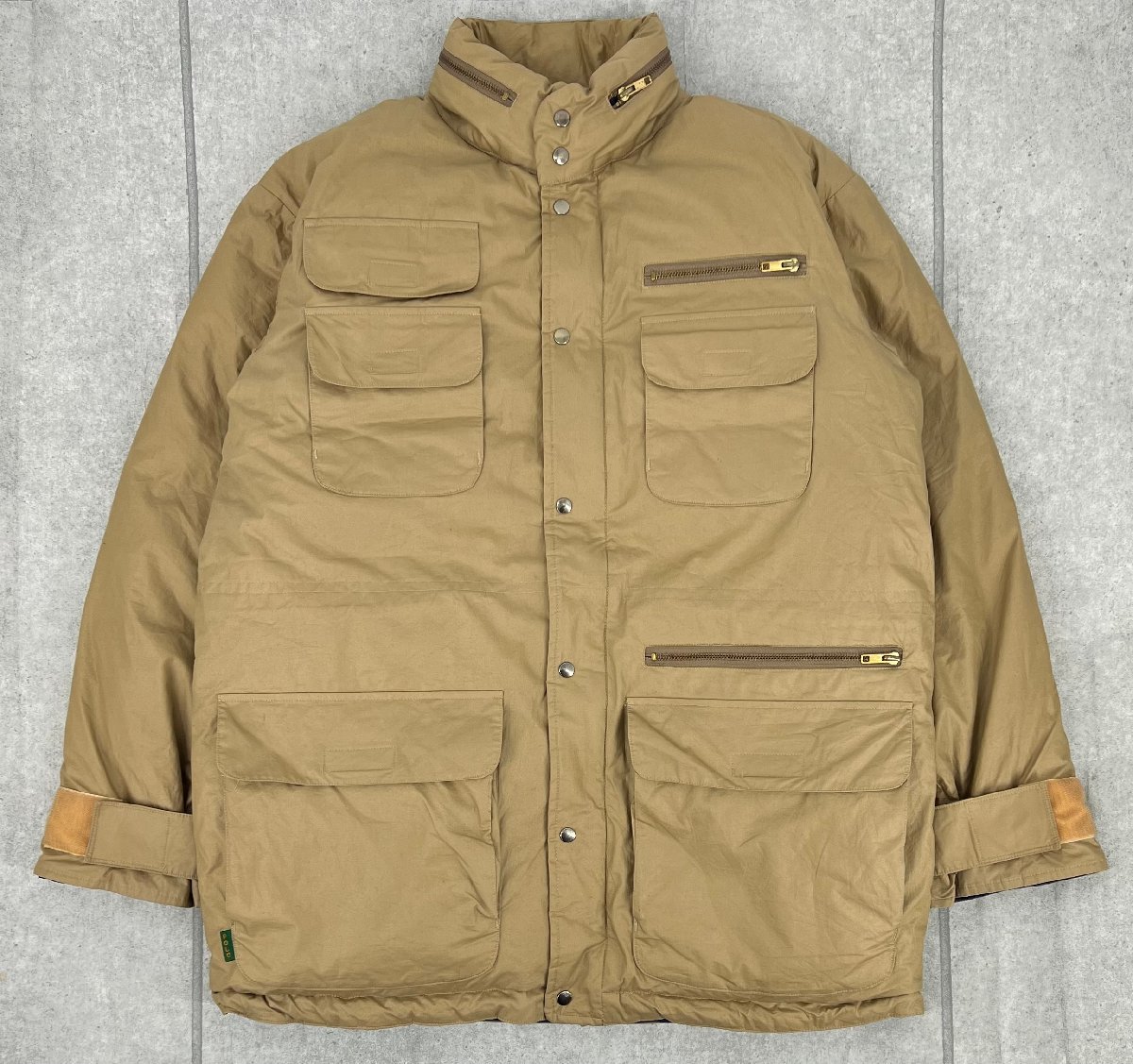 Polo Ralph Lauren ポロ ラルフローレン コットン ミリタリー フィールド ハンティング ダウン ジャケット M-65 M カーキ 90s ヴィンテージ