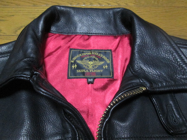SKULL FLIGHT スカルフライト SKULLFLIGHT レザー ライダース  