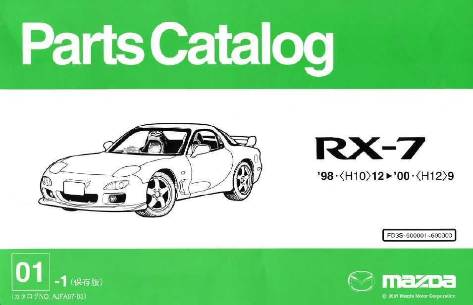 RX-7 FD3S 整備書 パーツカタログ サービスマニュアル エンジン マツダ