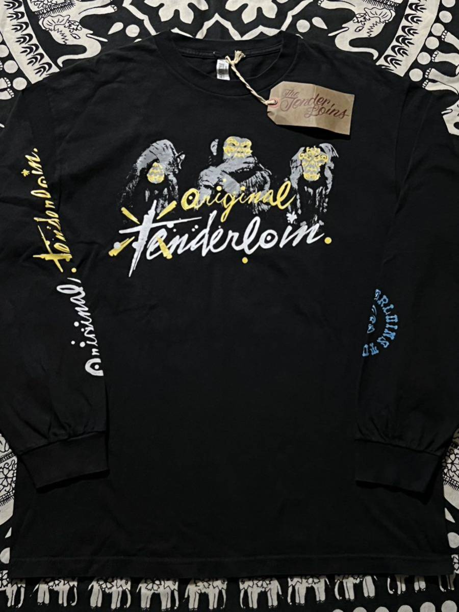 Tenderloin TEE L\u2044S SP BLACK XL テンダーロイン Tシャツ ブラック