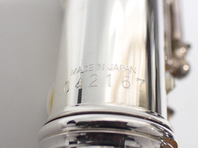 頭部銀製 Eメカ】YAMAHA フルート YFL-514 カバードキー 頭部銀製 E