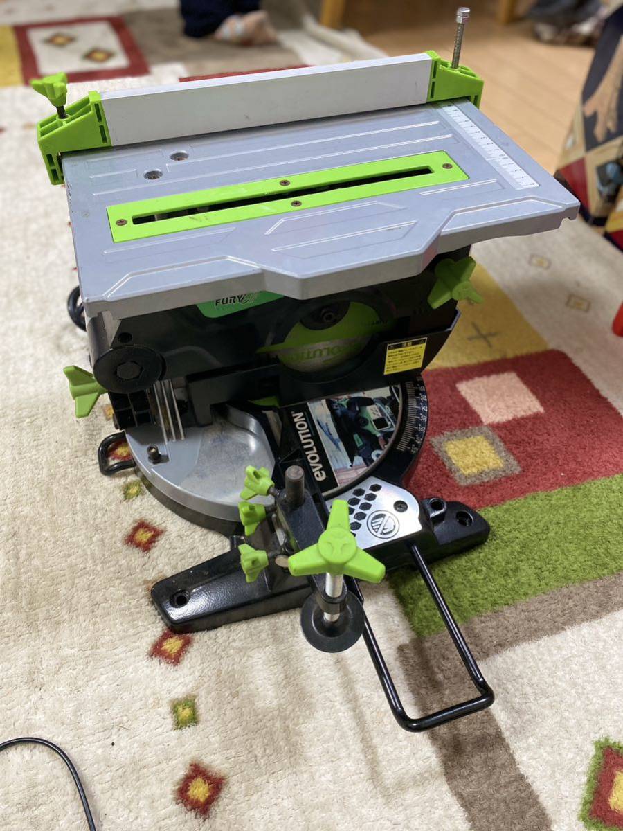 EVOLUTION エボリューション FURY6 フューリー 卓上スライド丸のこ 2way丸のこ