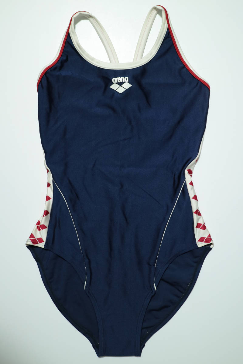 arena 競泳水着 SAR-4146W ネイビー Lサイズ [管理番号2293]