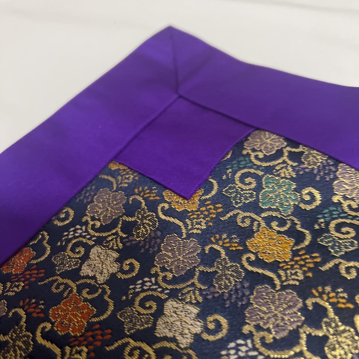 美品【金襴七条袈裟】【地蔵袈裟】【衲衣】冬用 修多羅 正絹 法要 葬儀 