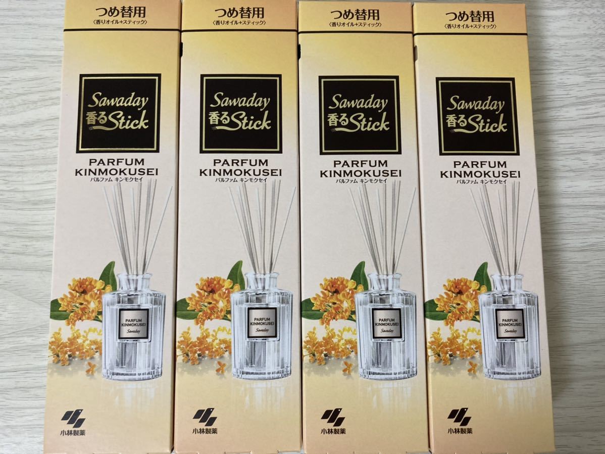贈物 サワデー 香るスティック キンモクセイ 金木犀 つめ替用 70ml 5個 Sushitai Com Mx