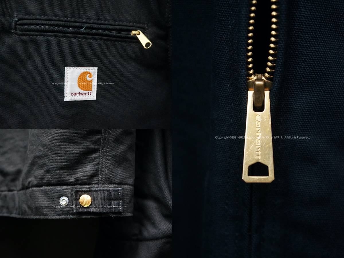 USA製 美品 CARHARTT ブラックダック デトロイトジャケット S 