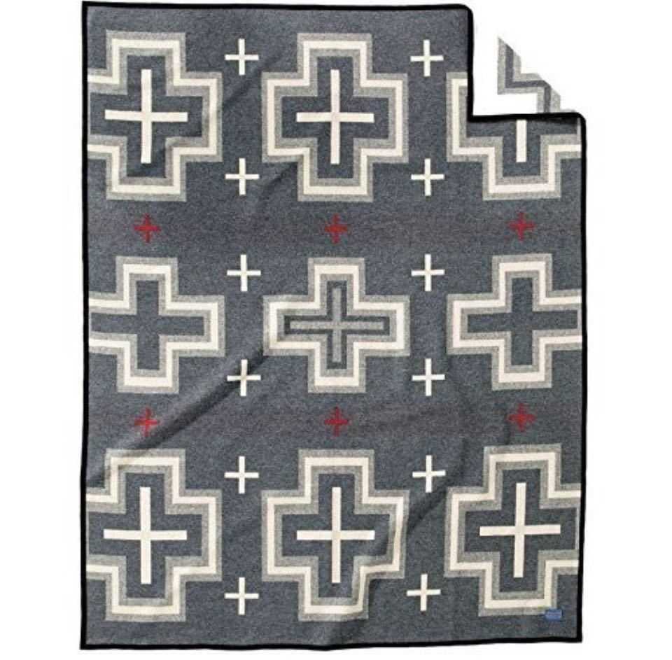 ペンドルトン ブランケット米国製 サンミゲル PENDLETON SAN MIGUEL 青