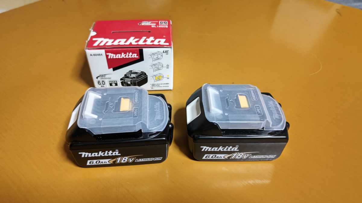 マキタ 純正 18V リチウムバッテリー BL1860B 6.0Ah 2個セット 