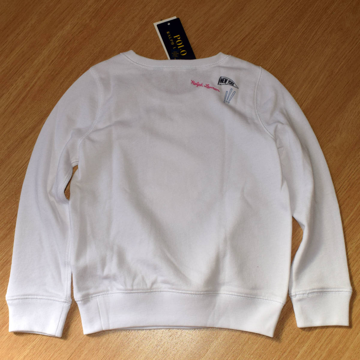 新品!6歳 120cm POLO Ralph Lauren キッズワッペン付き ポロベア 新品!6歳 120cm POLO Ralph Lauren キッズワッペン付き ポロベア
