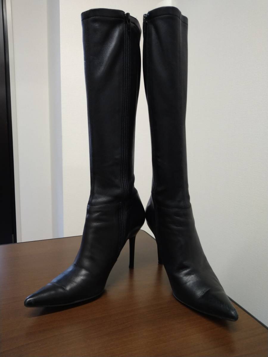 VII XII XXX セブントゥエルブサーティ・超美脚・本革ロングブーツ