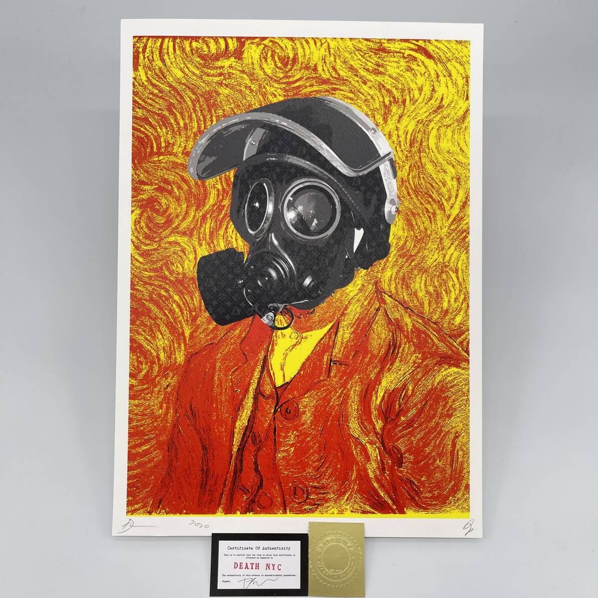 DEATH NYC 世界限定100枚 アートポスター Gogh ゴッホ LOUIS VUITTON