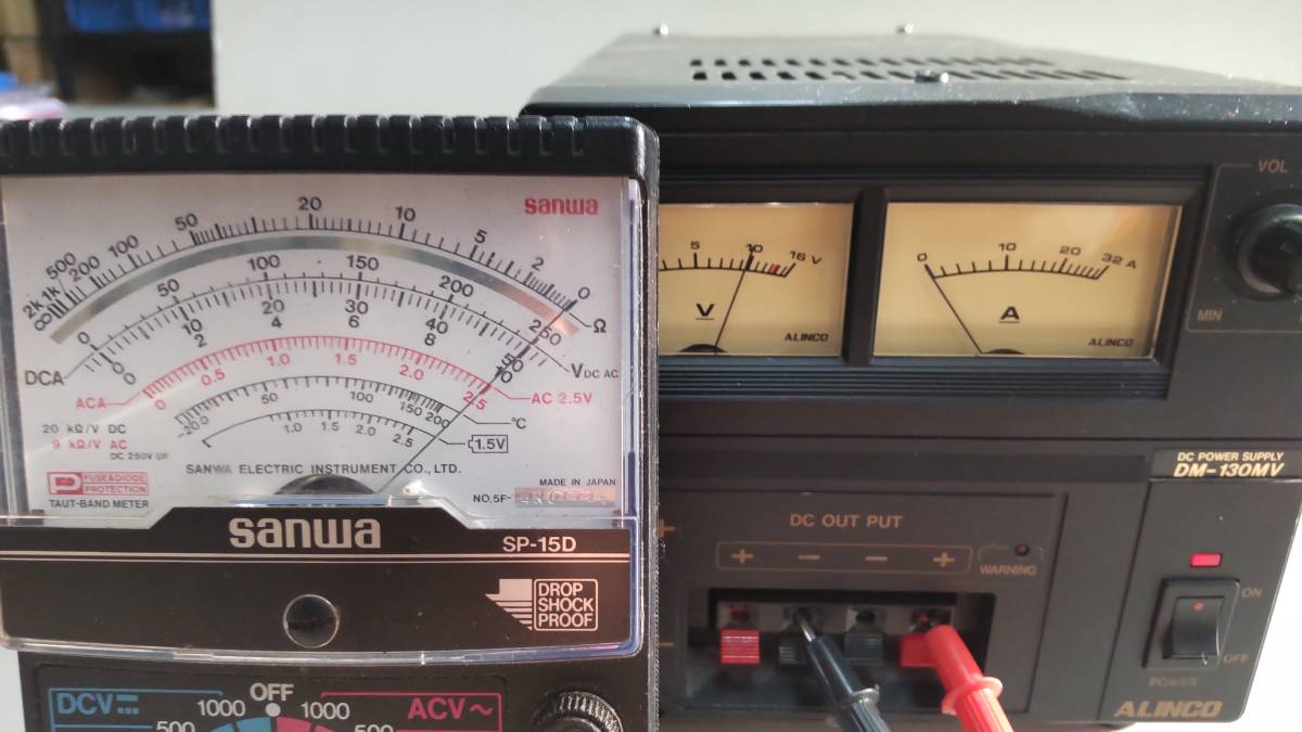 ALINCO DM-130MV AC-DC安定化電源 中古その2 【公式通販】