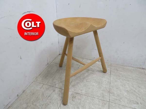 bg10■アクタス取扱 WERNER SHOEMAKER シューメーカー スツール　H490mm