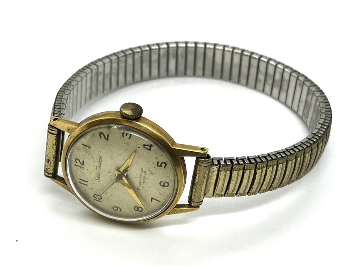 2043】希少 SEIKO セイコー ファッション 腕時計 稼働 K18 18金ケース