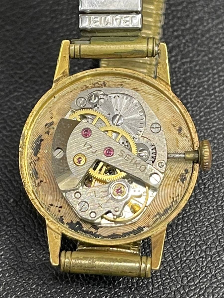 2043】希少 SEIKO セイコー ファッション 腕時計 稼働 K18 18金ケース