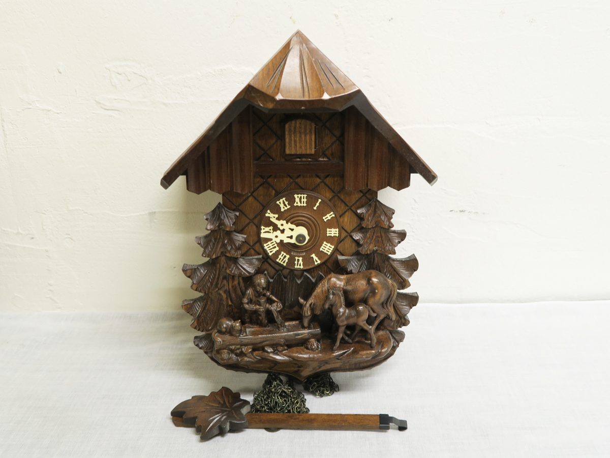 689【ジャンク品】 ドイツ製 鳩時計 ムーブメント REGULA カッコー時計