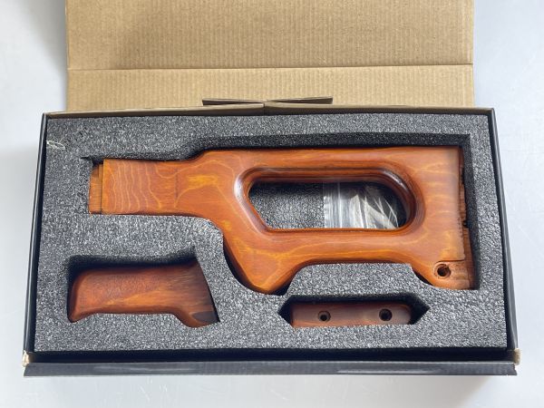夏SALE】A&K 製 PKM 機関銃 電動ガン 用 ウッドストック グリップ