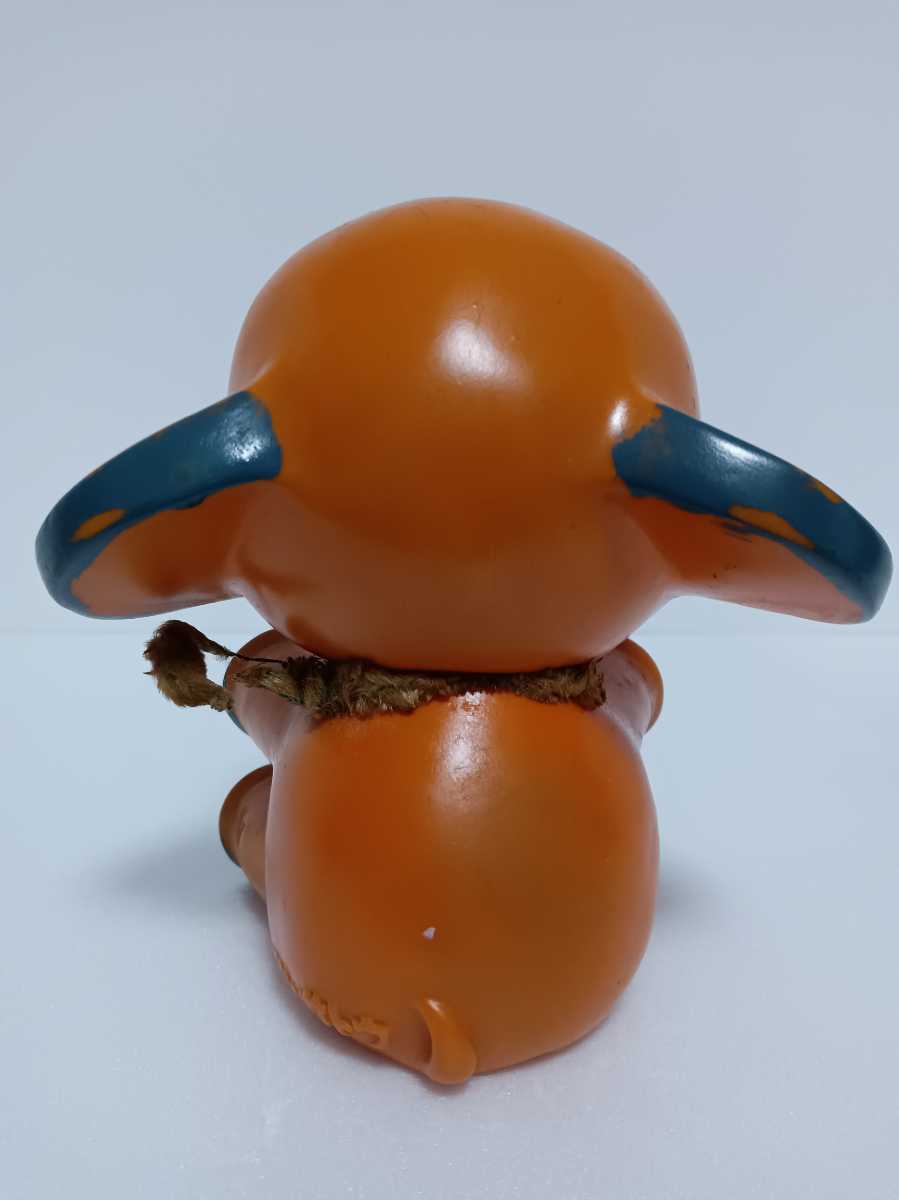 約14cm 佐藤製薬 サトちゃん ソフビ 中間サイズ 店頭用/昭和レトロ