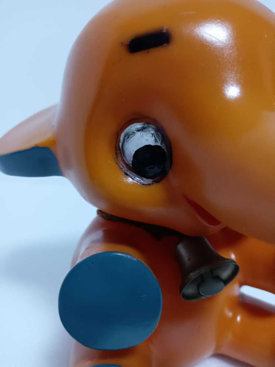 約14cm 佐藤製薬 サトちゃん ソフビ 中間サイズ 店頭用/昭和レトロ