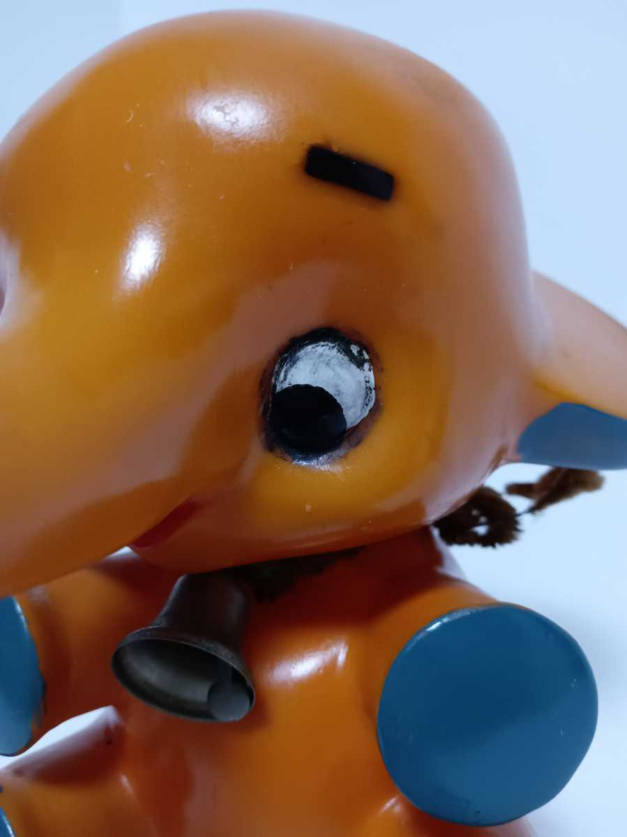 約14cm 佐藤製薬 サトちゃん ソフビ 中間サイズ 店頭用/昭和レトロ