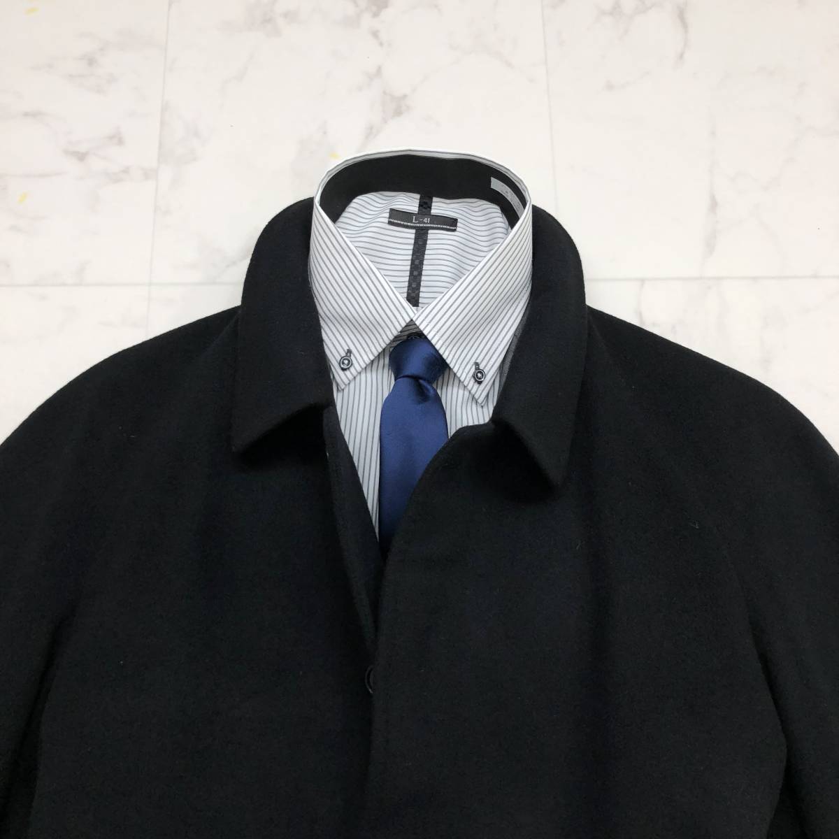 80s英国製 カシミヤ100％Aquascutum ダブルチェスターコート