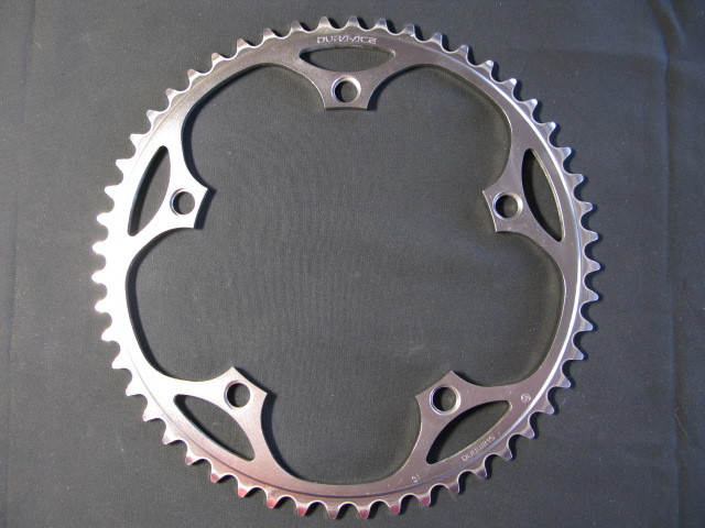 ピスト・競輪⁄NJS認定shimanoDURA-ACE大ギア厚歯54T美中古ZH ピスト・