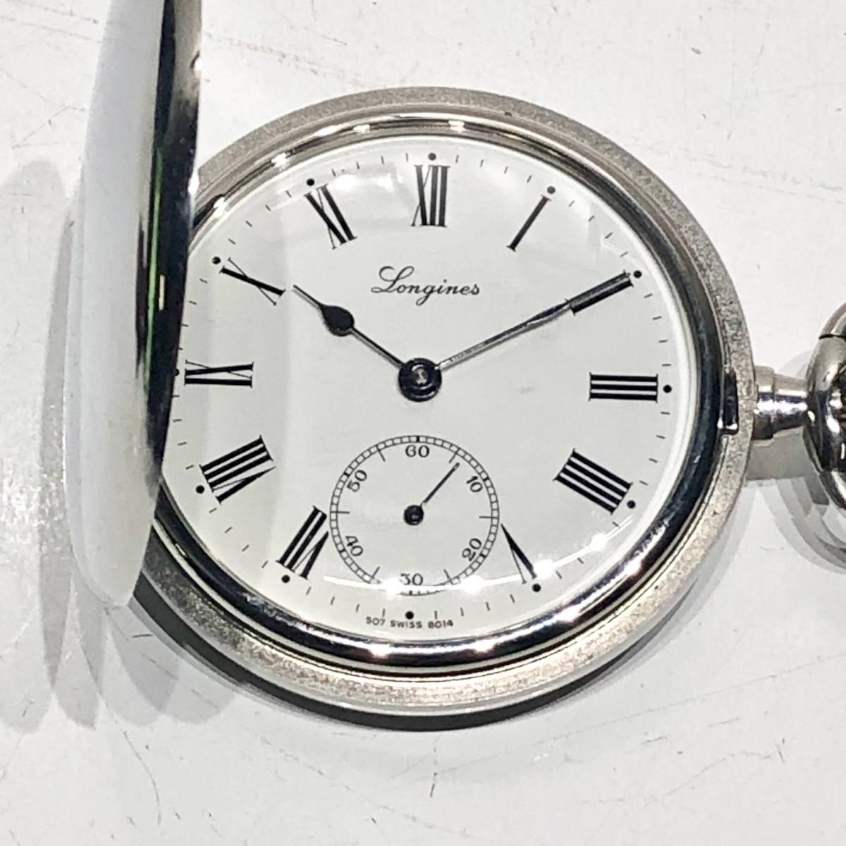 Longines ロンジン Cal. L507.2 手巻き 懐中時計 ハンターケース