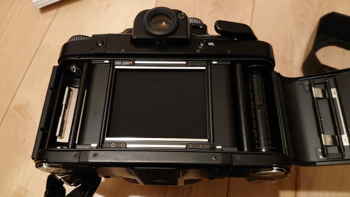 中判カメラ PENTAX 67Ⅱ 通電確認 露出シャッター連動動作確認 レンズ