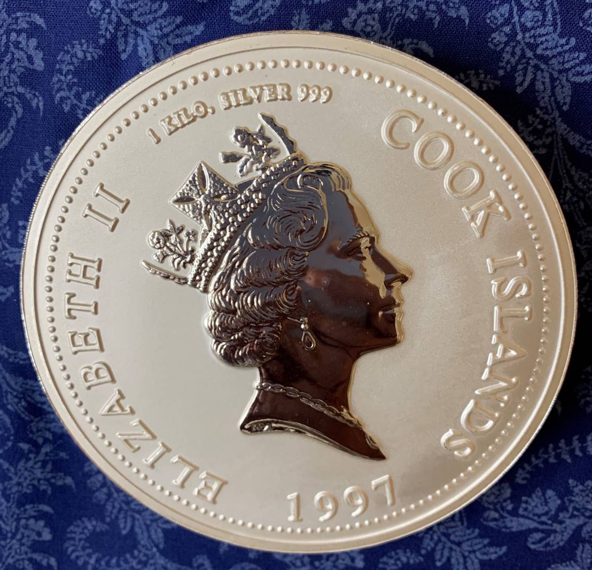 稀少 ダイアナ妃 COOK ISLANDS 30ドル 1kg 銀貨 エリザベス二世