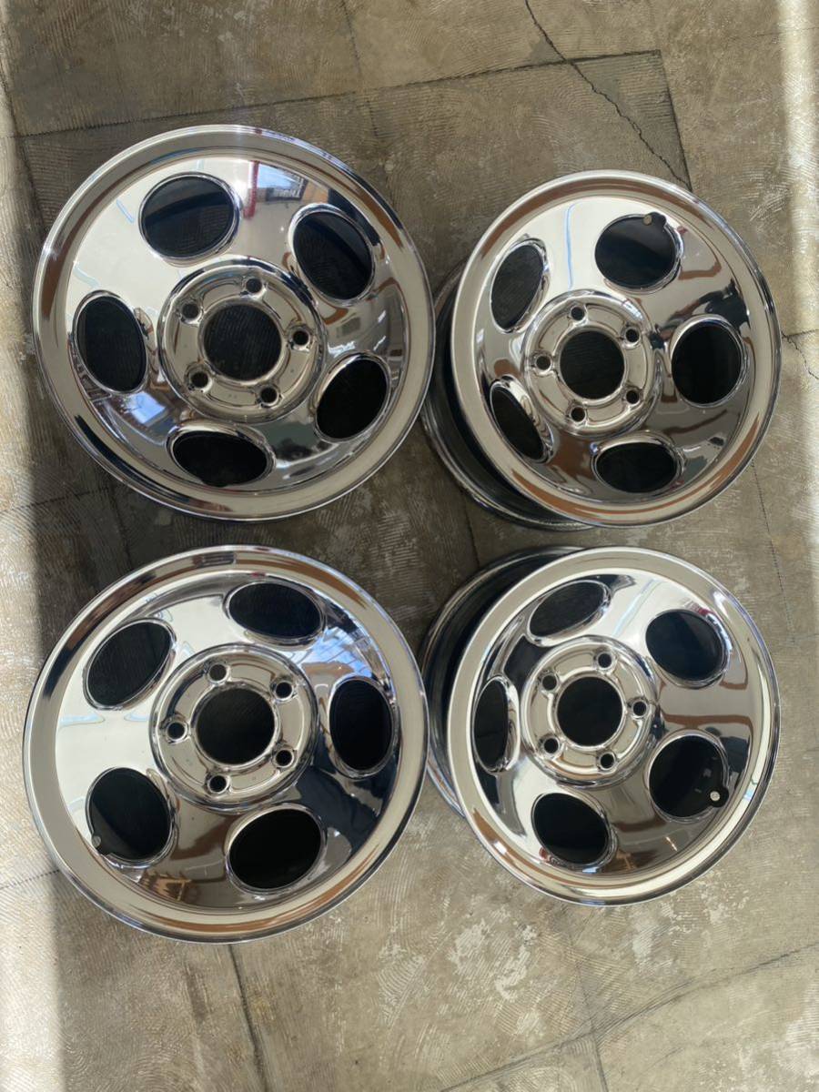 中古スチール アメ車 車種不明 16インチ 6.5J +20(実測) PCD 中古スチール アメ車 車種不明 16インチ 6.5J +20(実測) PCD
