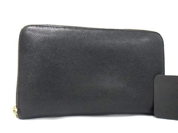 1円 BVLGARI ブルガリブルガリ レザー ラウンドファスナー 長財布 