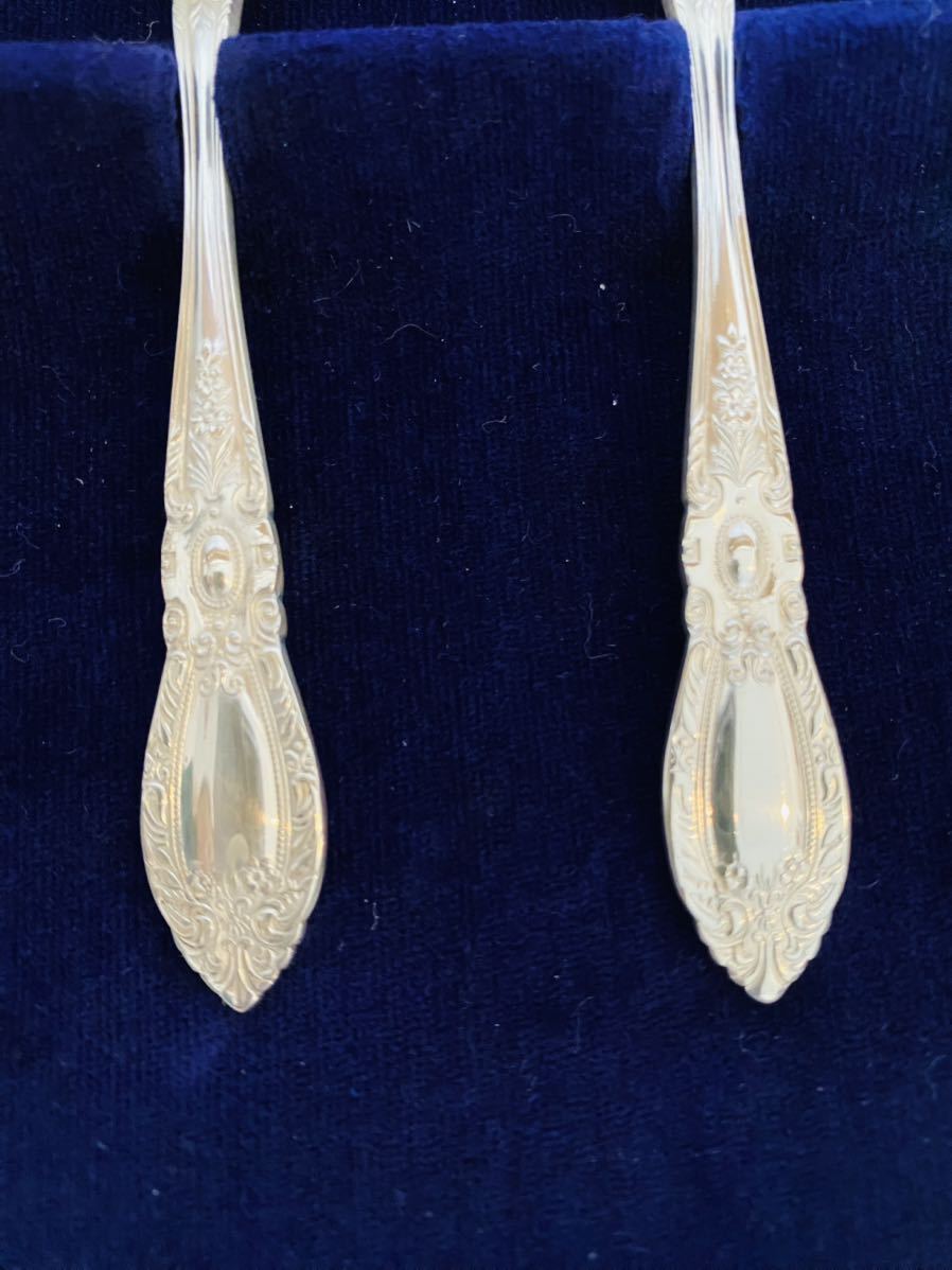 田中貴金属 SILVER 925刻印 カラトリー スプーン 2本セット 約38g 銀
