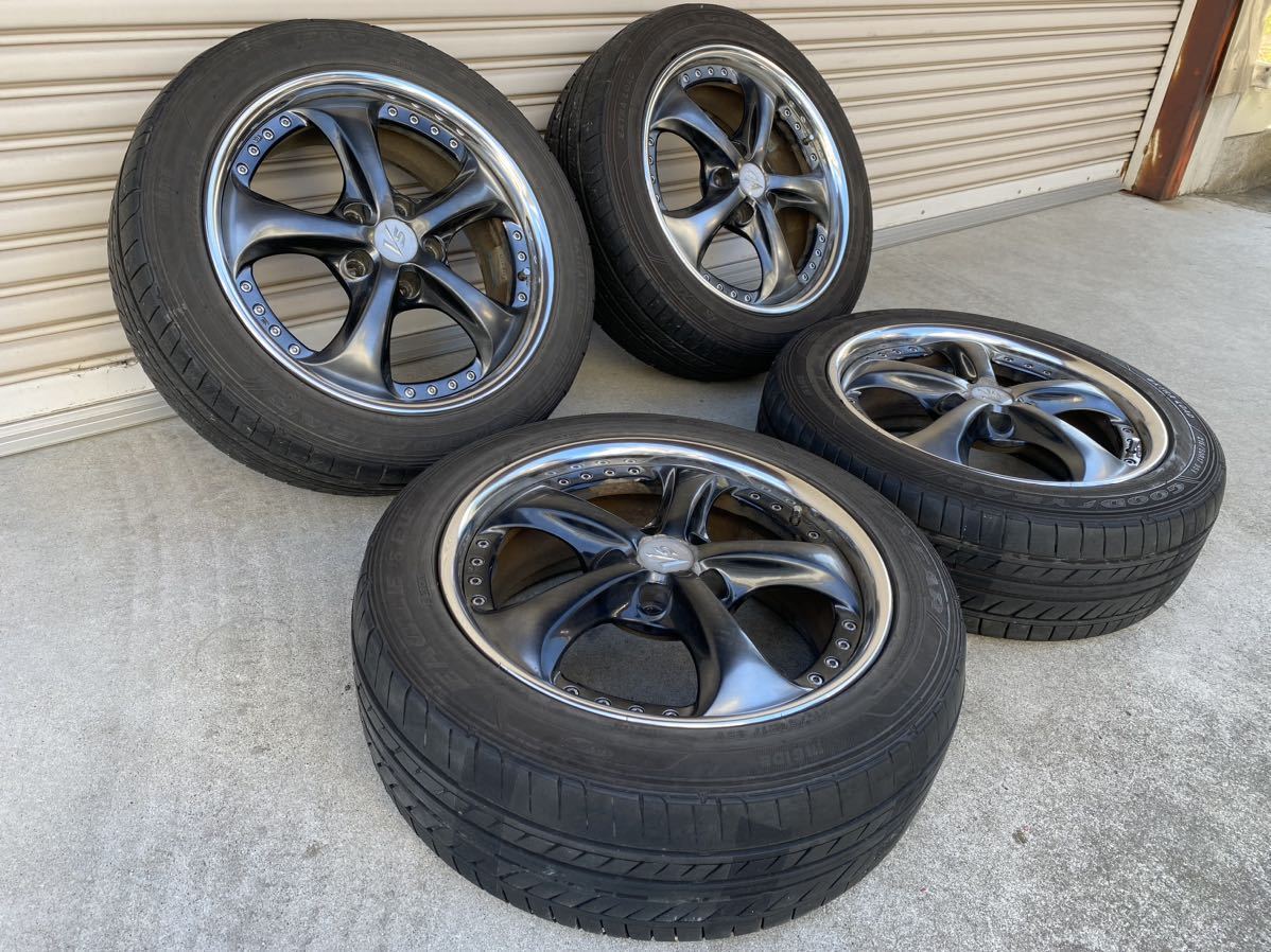 WORK VS-KF ワーク VSKF 17インチ アルミホイール 4本 7J+47 114.3 5穴 