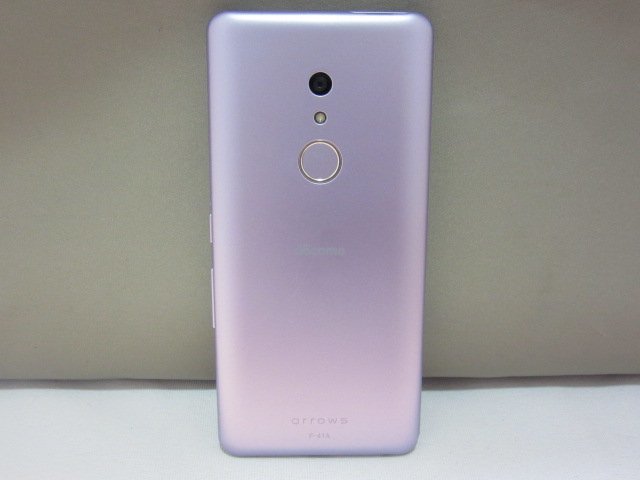 ◇富士通 arrows F-41A パープル docomo スマートフォン 本体のみ 利用