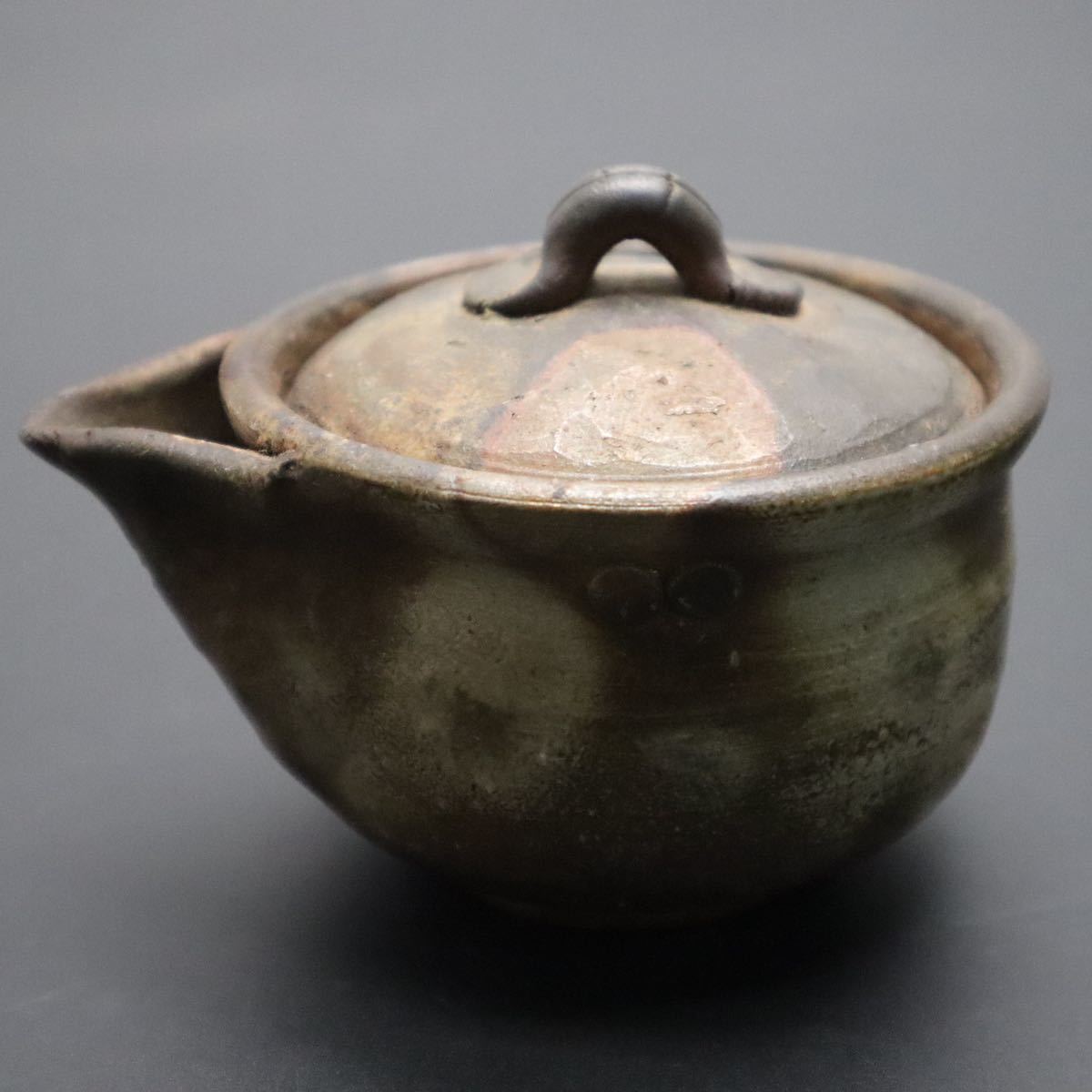 備前焼宝瓶 横手急須 手造 茶道具 煎茶道具 茶器 陶印 作家物 未使用品 煎茶道具 備前焼 宝瓶 銘あり 急須 土瓶 旧家藏出 2026年最新Yahoo!